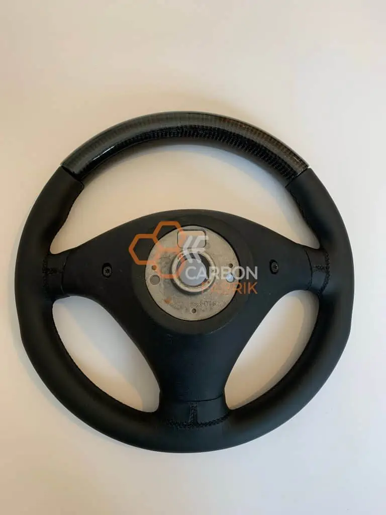 Audi A4 S4 B5 carbon smooth leather nappa leather steering wheel 1