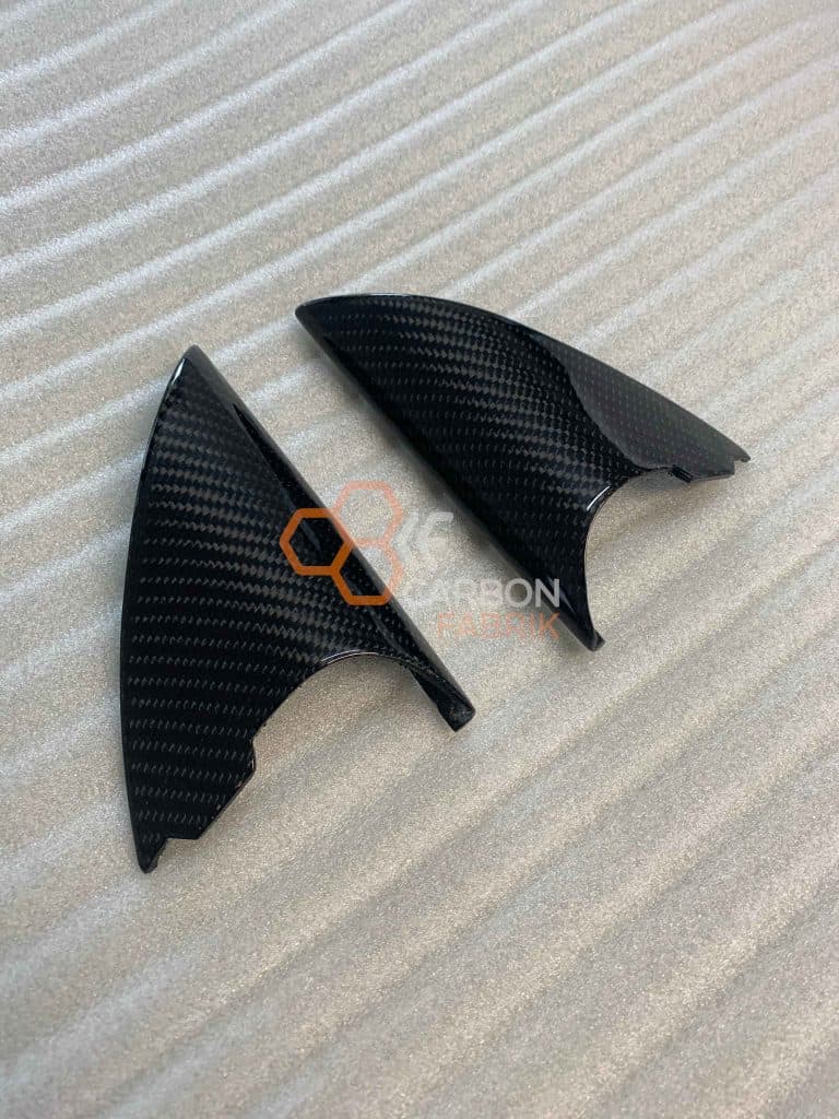 Audi A6 4B C5 Echtcarbon Spiegeldreiecke 1