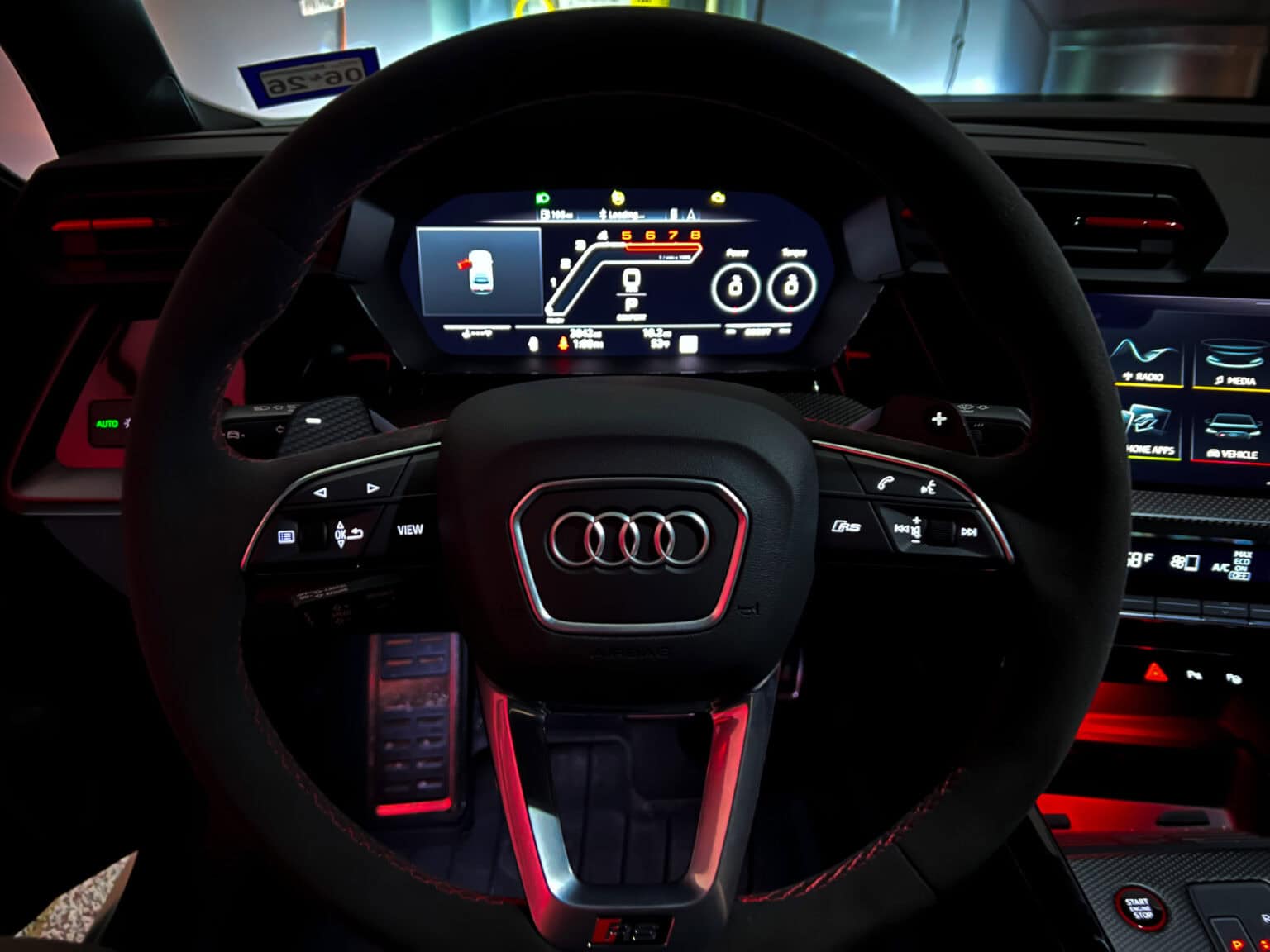 Audi Magnetic Carbon/Aluminium LED Schaltwippen – Bild 8
