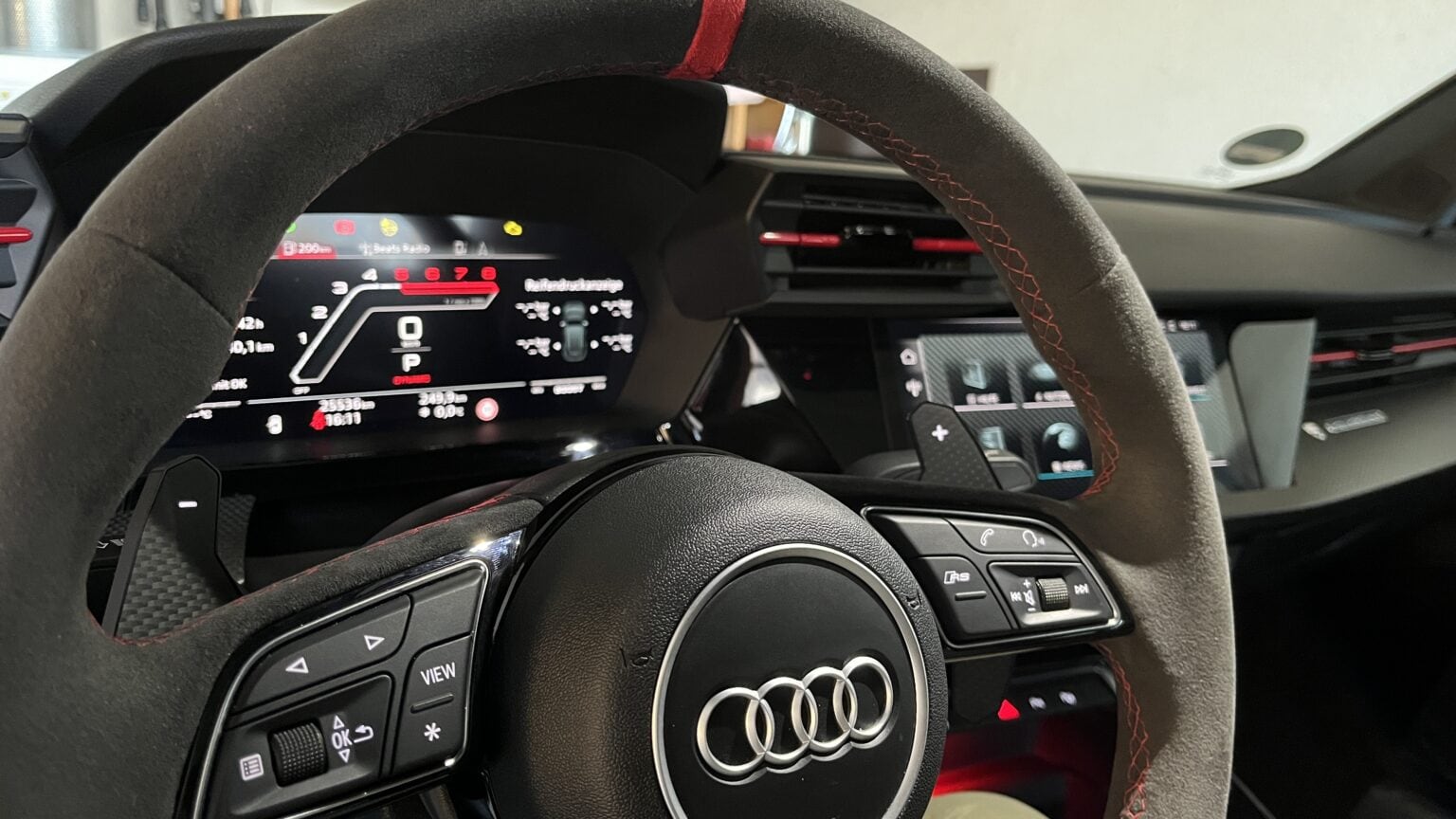 Audi Magnetic Carbon/Aluminium LED Schaltwippen – Bild 9